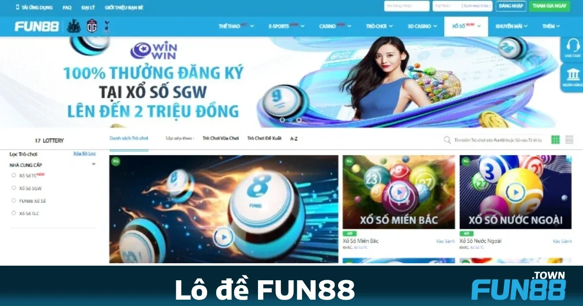 Lô đề Fun88 1 Điểm nổi bật khi chơi Lô đề Fun88